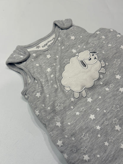 Fisher-Price Gray Stars Sleep Sack NB