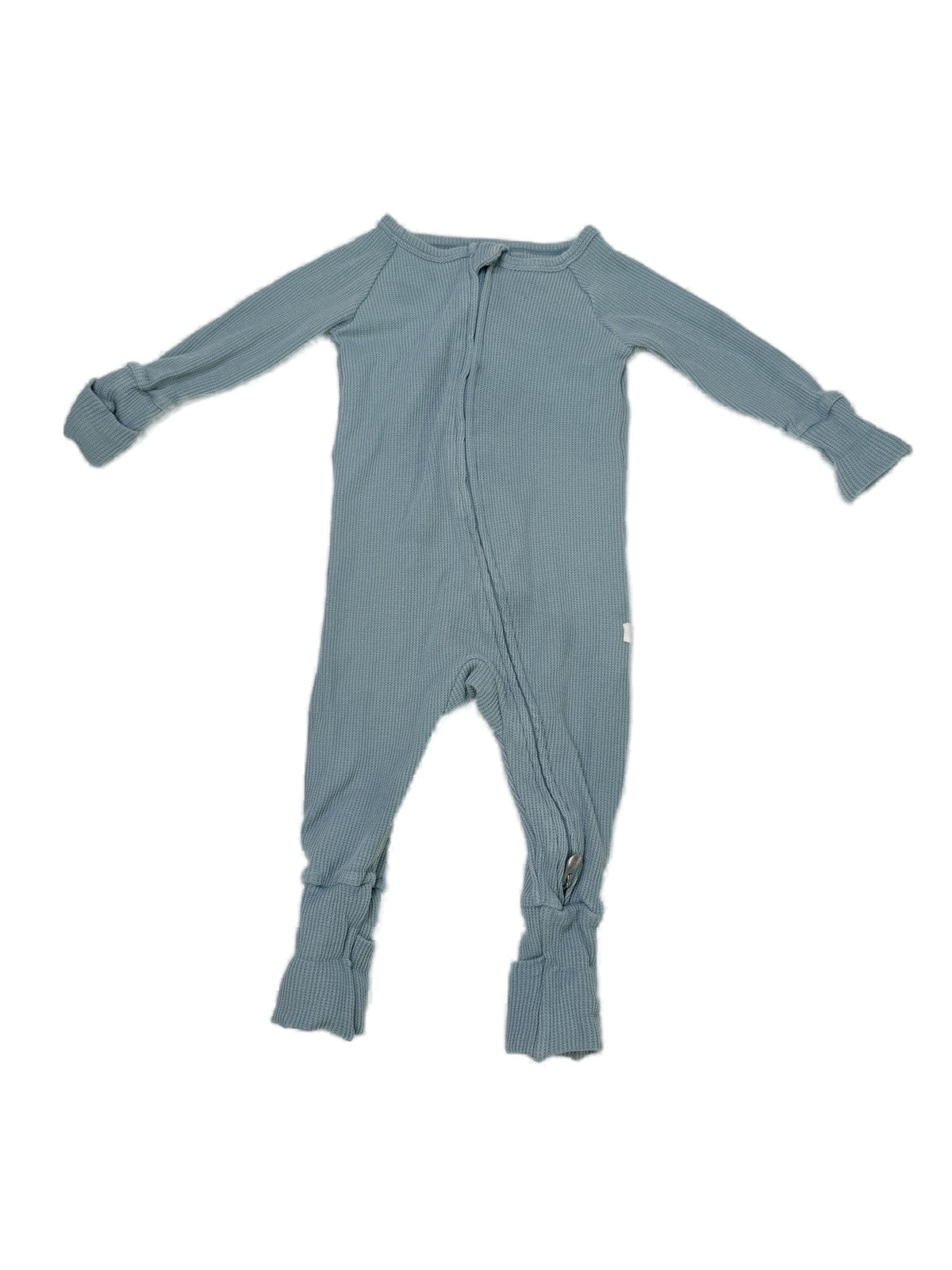 Loulou Lollipop Blue Waffle Sleeper 6-12m