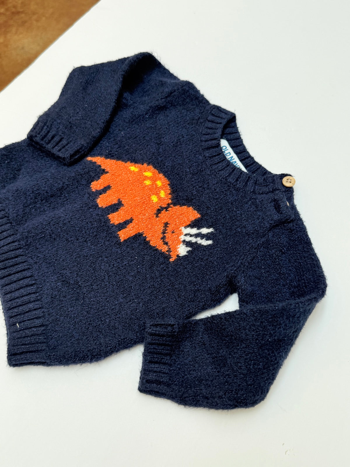Old Navy SoSoft Triceratops Sweater 3-6M