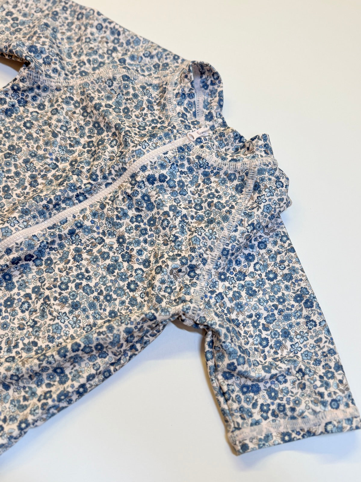 Wheat Floral Swimsuit UPF 40+ Size 6Y
