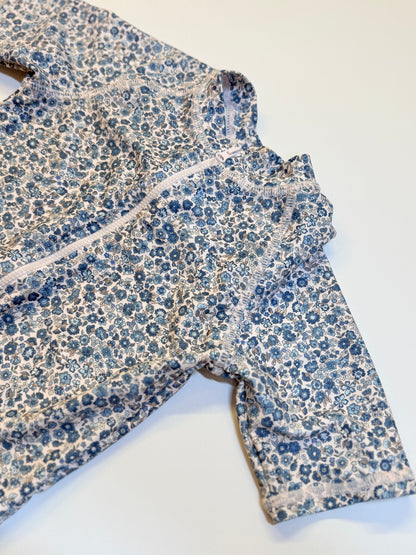 Wheat Floral Swimsuit UPF 40+ Size 6Y