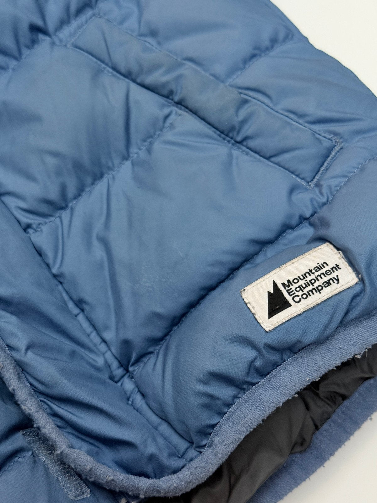 Mountain Equipment Co-op Down Blue Hooded Puffer Jacket Size 4