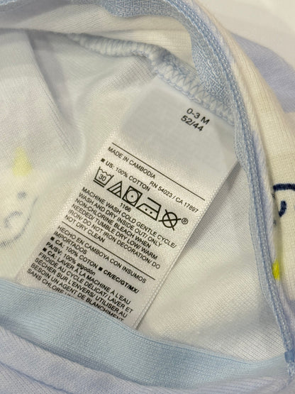 Old Navy Yeti Footed Sleeper 0-3M