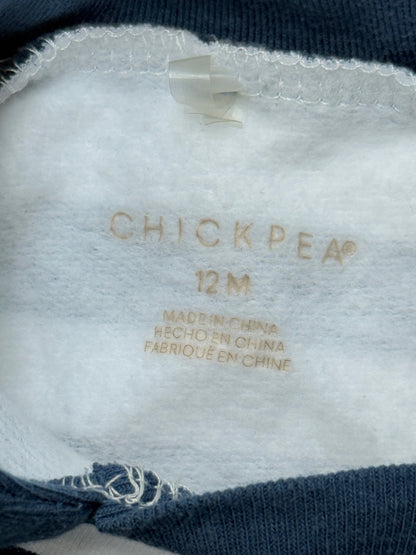 Chickpea Striped Bear Sweatshirt 12M