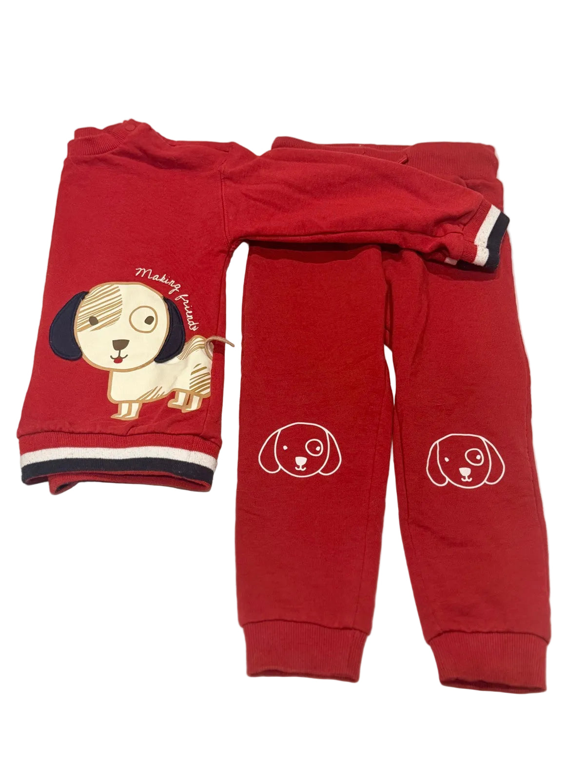 Mayoral Red Dog Tracksuit Set 3T