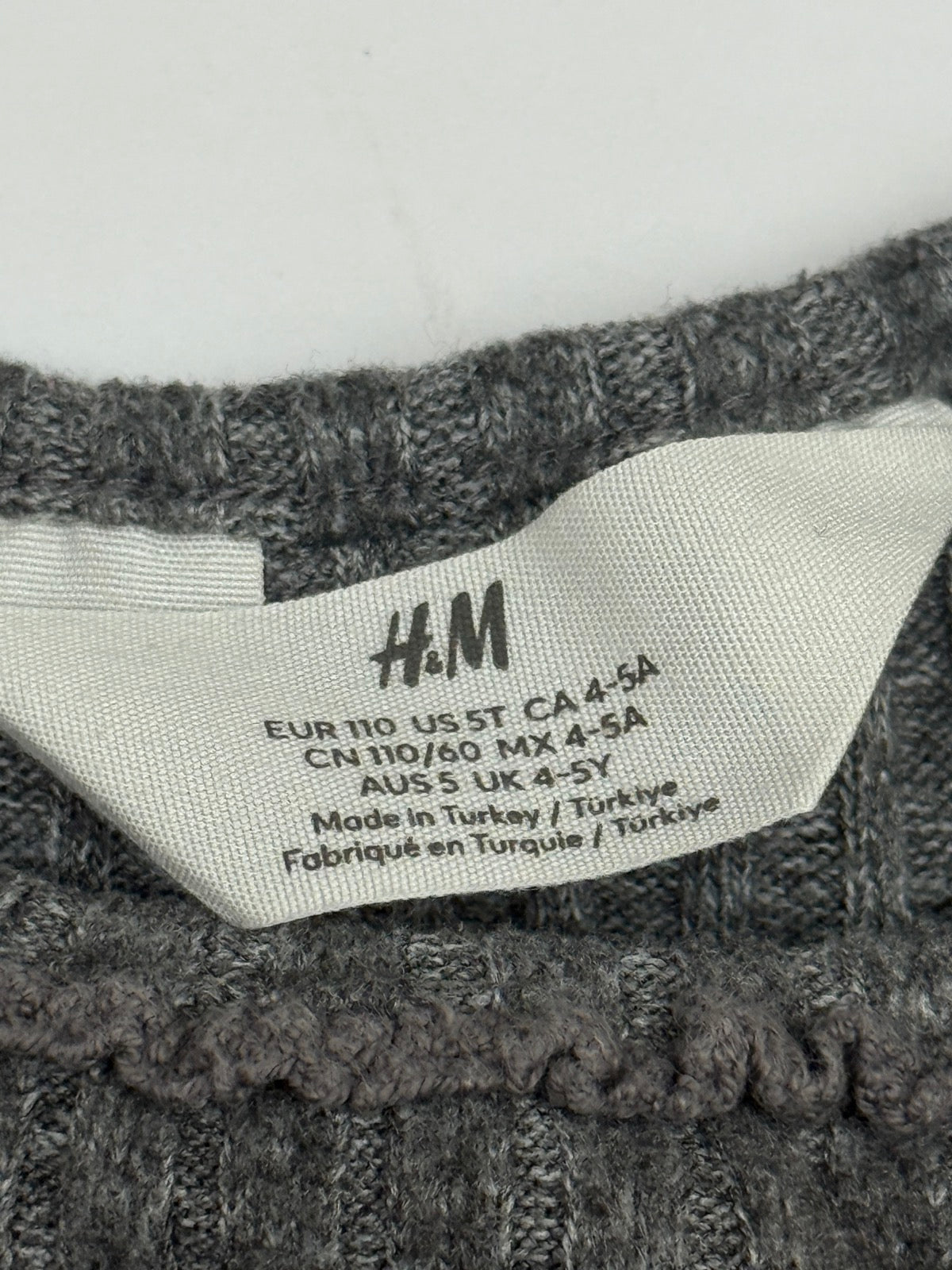 H&M Ribbed Knit Top Leggings Set 4-5
