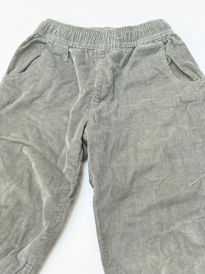 Zara Sage Corduroy Pants Size 4-5Y