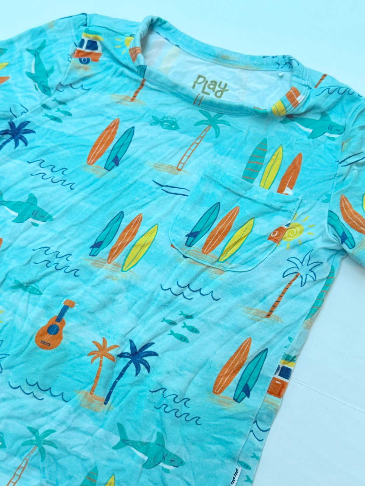 Play by Little Sleepies Surf Pocket T-Shirt 2T