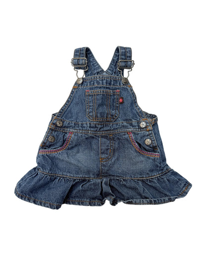 Carter's Denim Skirtall Overalls 9 Months