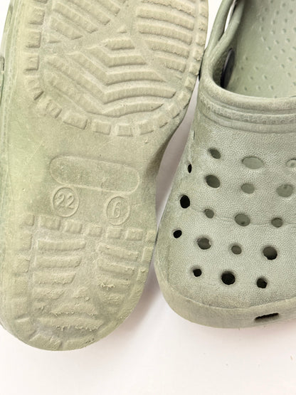 Crocs Sage Green Clogs Toddler Size 6