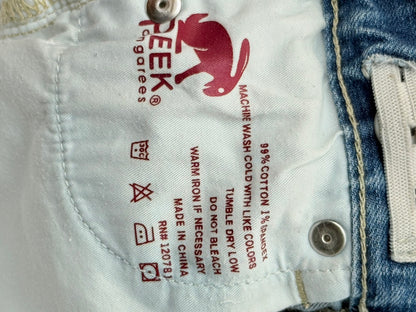 Peek Dungarees Distressed Denim Cutoff Shorts 3T