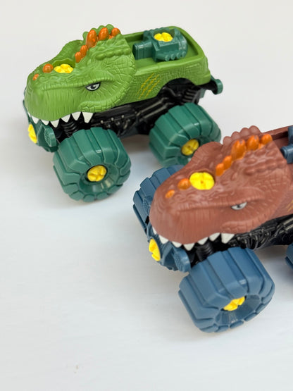 Dinosaur Monster Truck Toy Set of 2