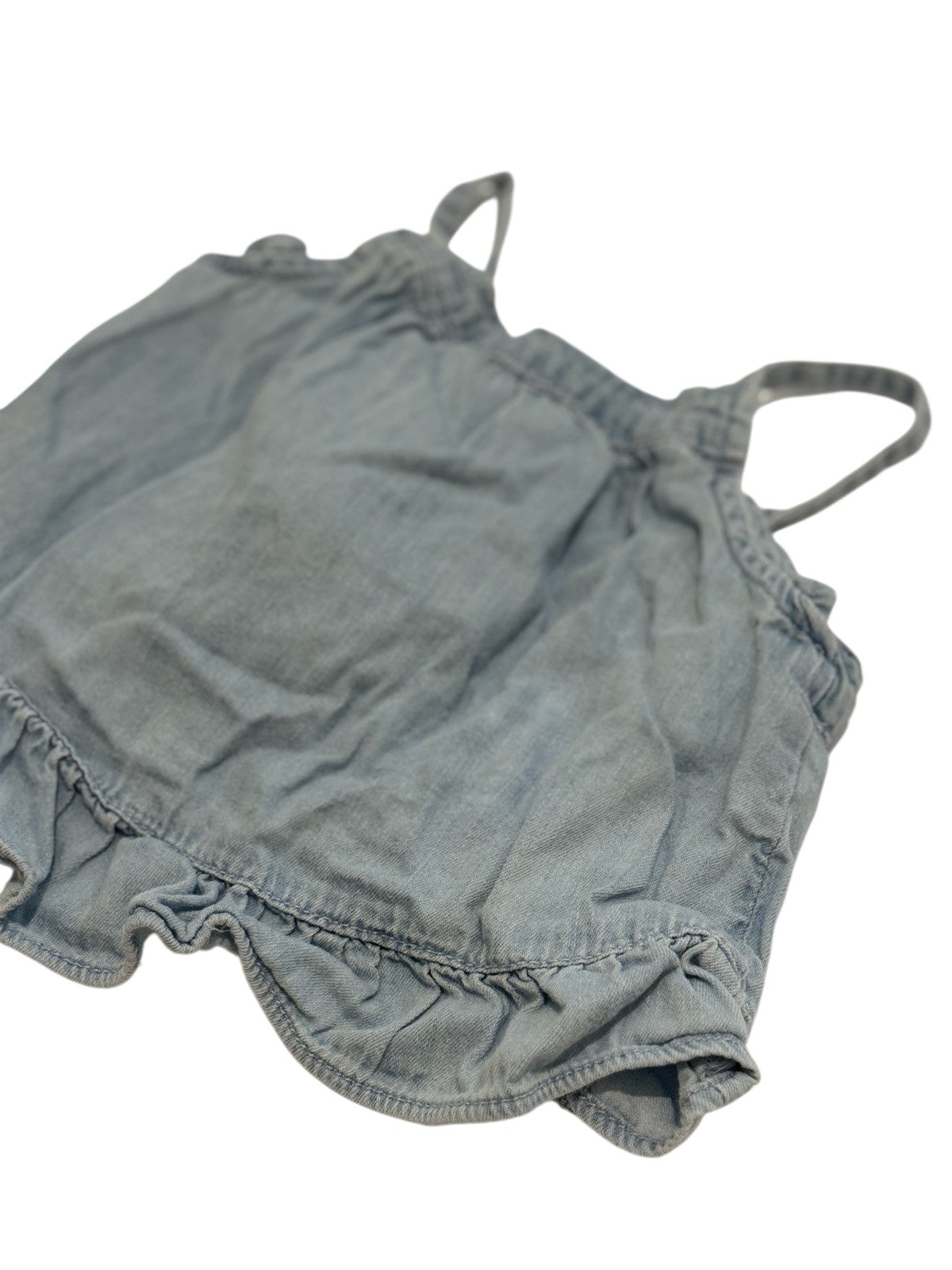 Gap Denim Ruffle Shirt  6-12M