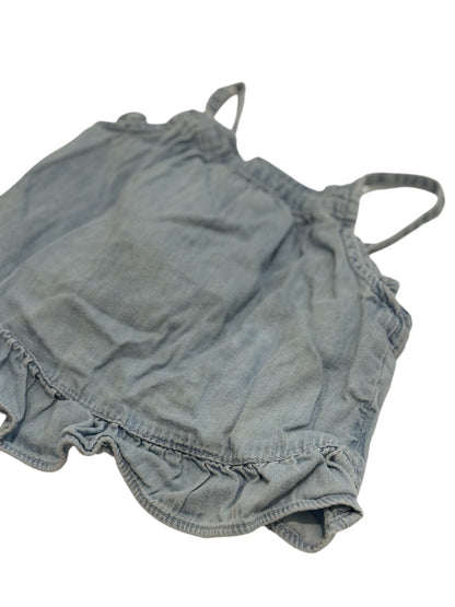 Gap Denim Ruffle Shirt  6-12M