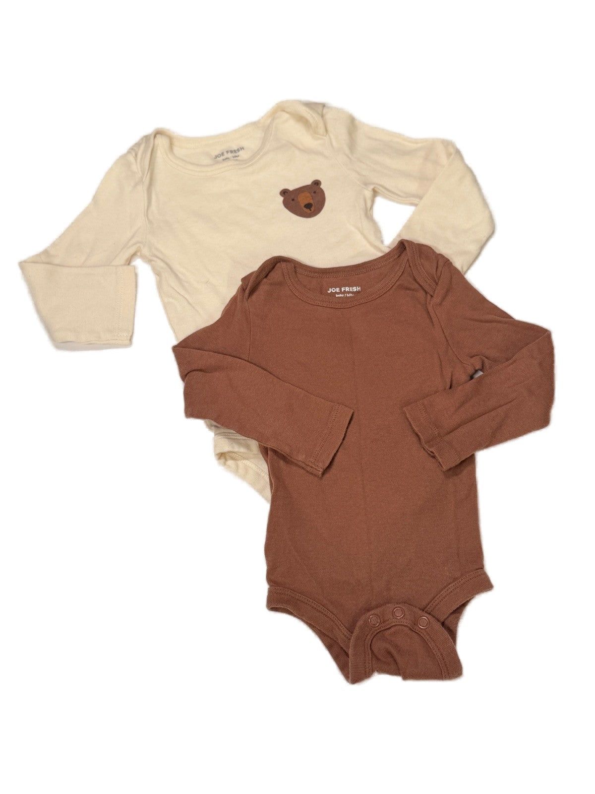 Joe Fresh Bear Bodysuit 2-Pack 6-12m