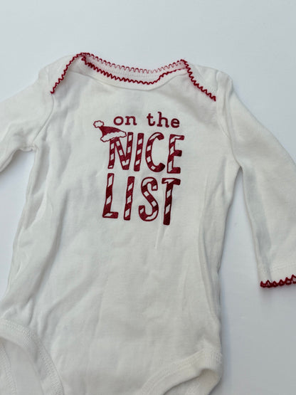 Just One You Carter's Nice List Bodysuit 6M