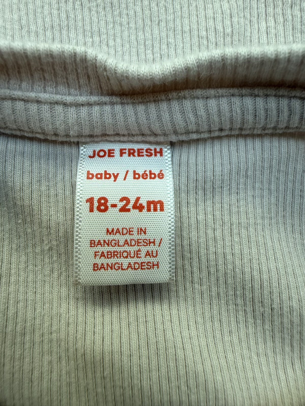 Joe Fresh Ribbed T-Shirt 18-24m