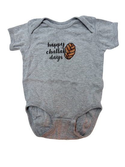 Rabbit Skins Happy Challah Days Bodysuit 18M