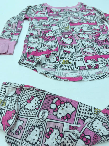 Hello Kitty Thermal Pajama Set Size XS