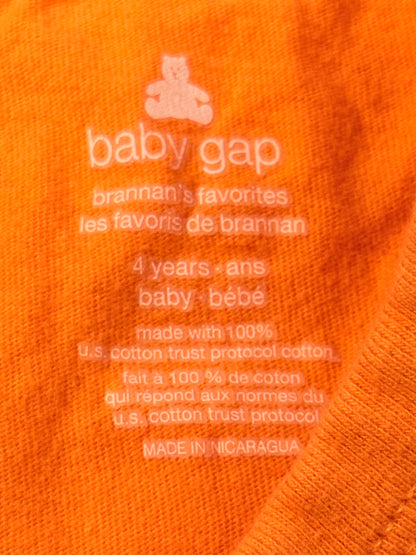 Baby Gap Excavator Graphic T-Shirt Size 4T