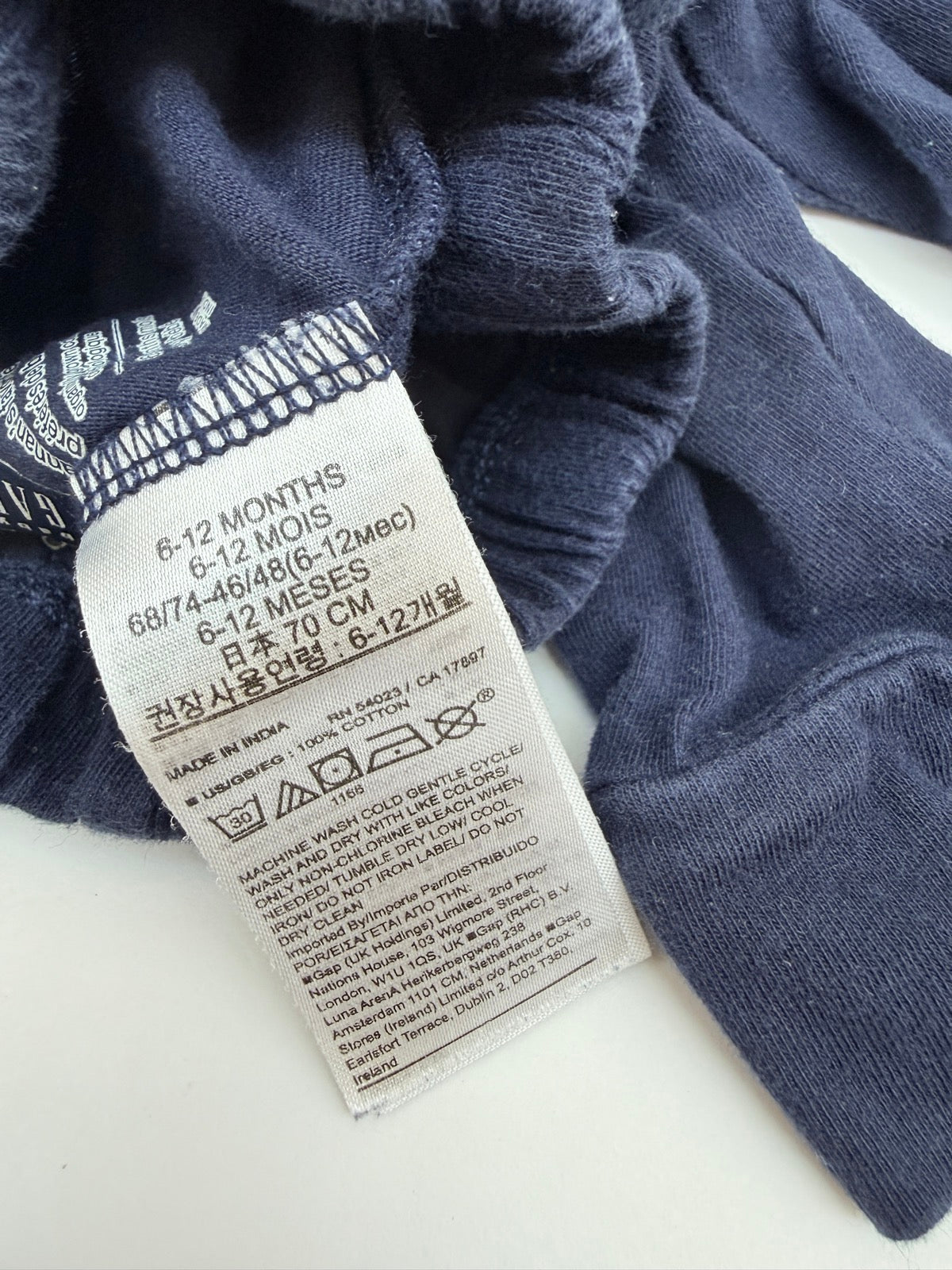 Baby Gap Navy Jogger Pants 6-12M
