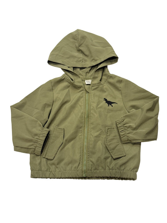 Shein Olive Dinosaur Hooded Jacket 12-18M