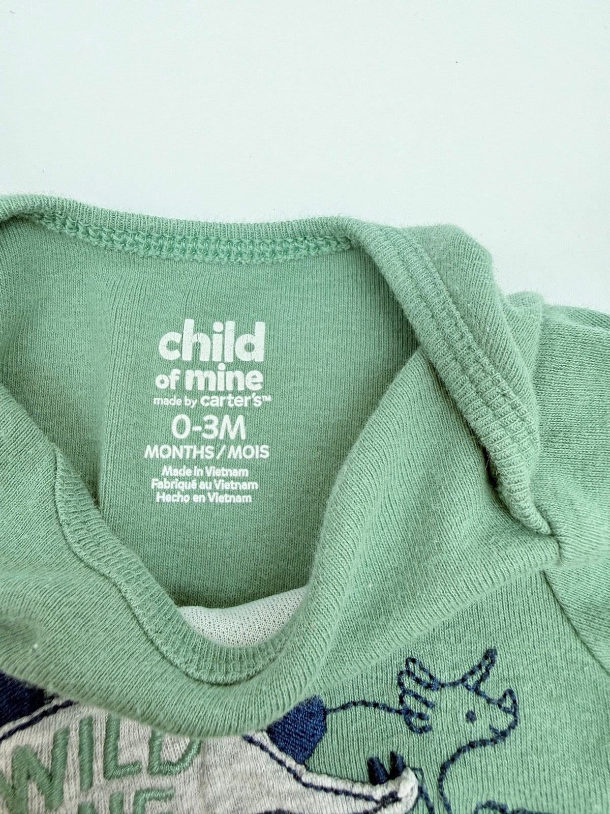 Child of Mine Wild One Dinosaur T-Shirt 0-3M