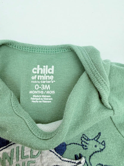 Child of Mine Wild One Dinosaur T-Shirt 0-3M