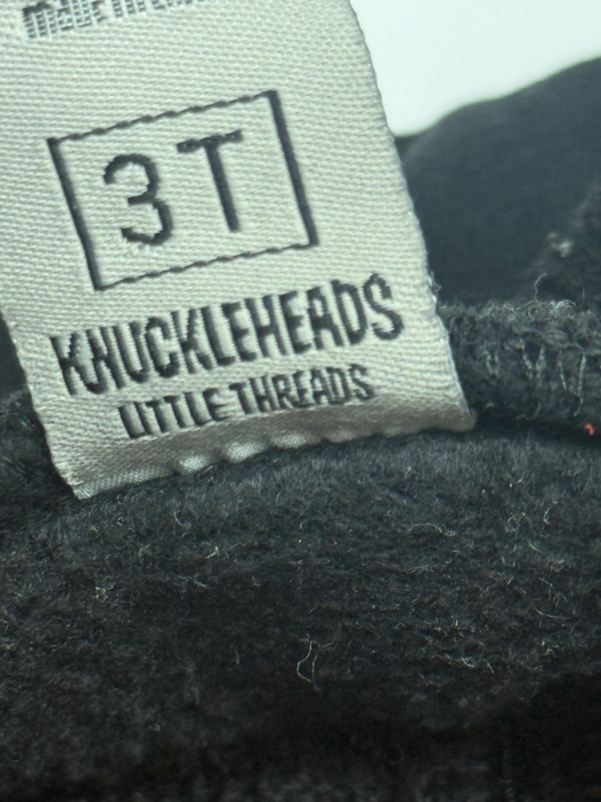 Knuckleheads Black Zip Jacket 3T