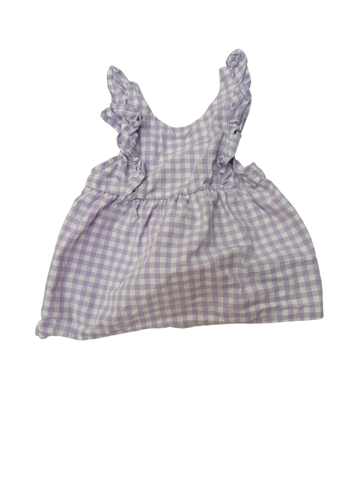 Carter's Lavender Gingham Ruffle Dress 2T