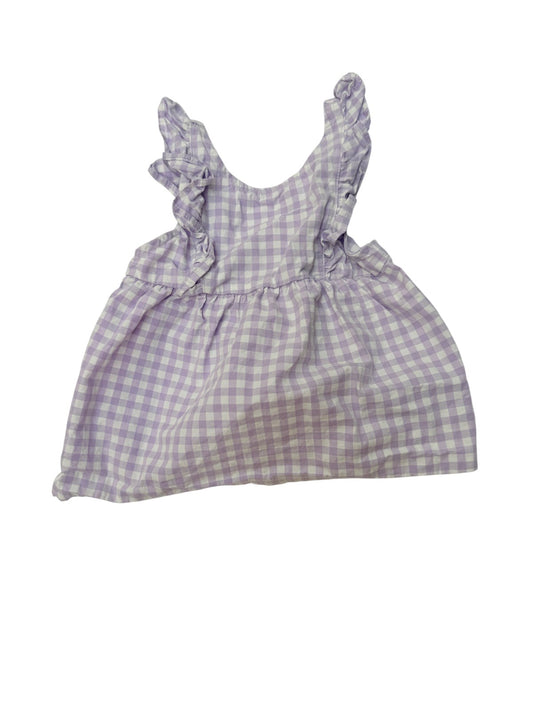 Carter's Lavender Gingham Ruffle Dress 2T