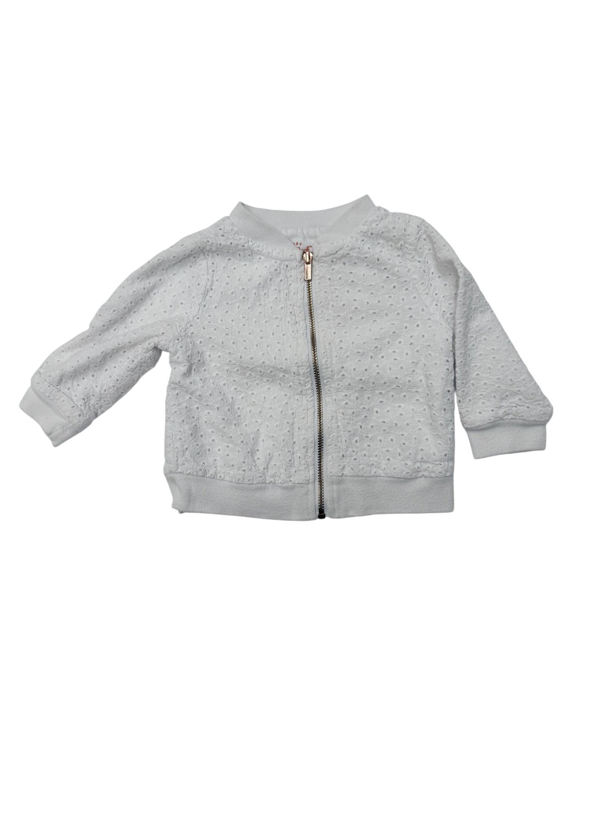 Cat & Jack Eyelet Bomber Jacket 6-9M