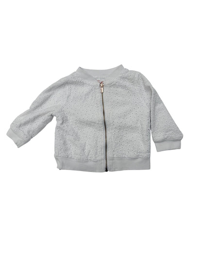 Cat & Jack Eyelet Bomber Jacket 6-9M