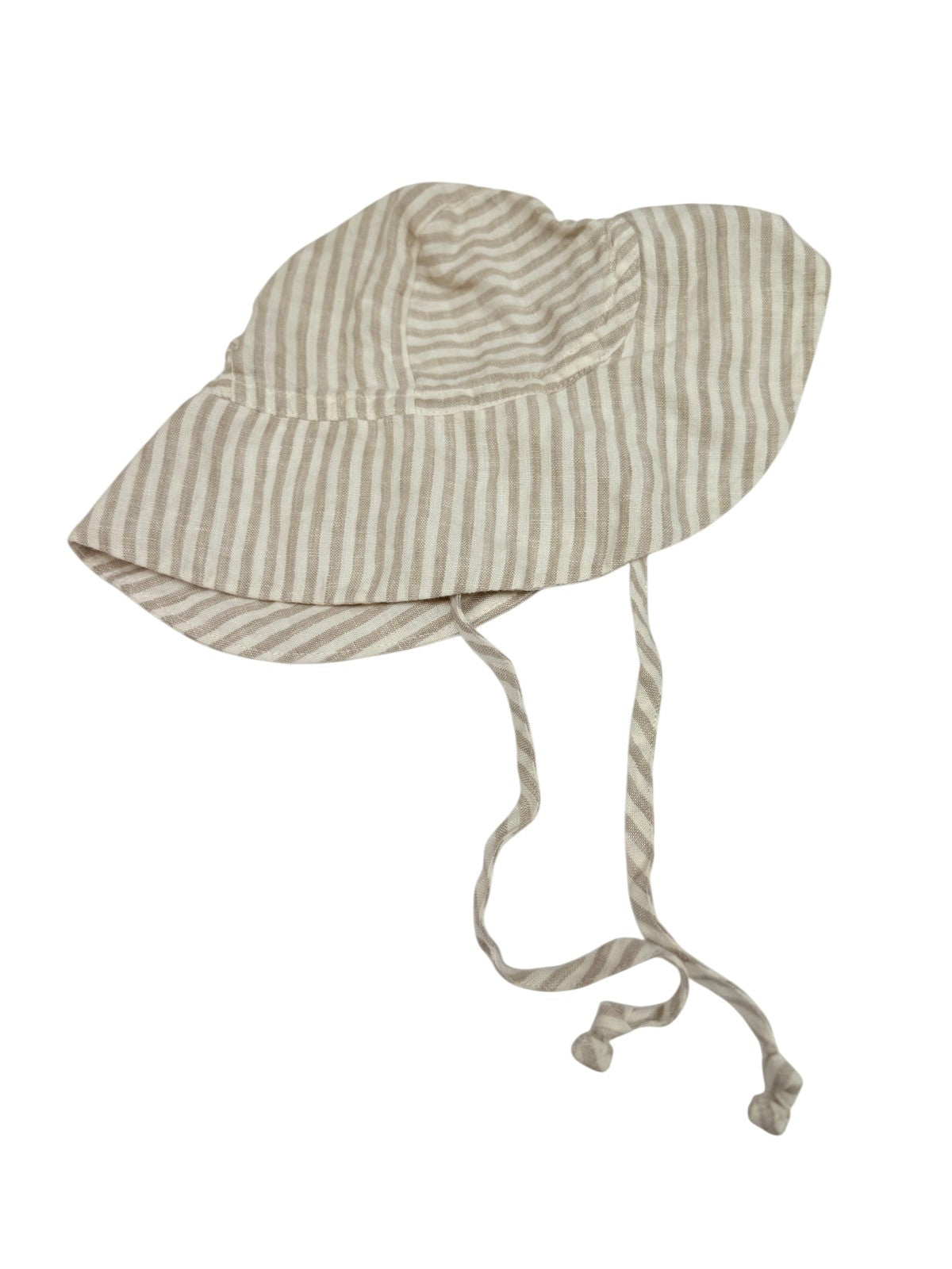 Briar Sun Striped Linen Sun Hat 6-12M