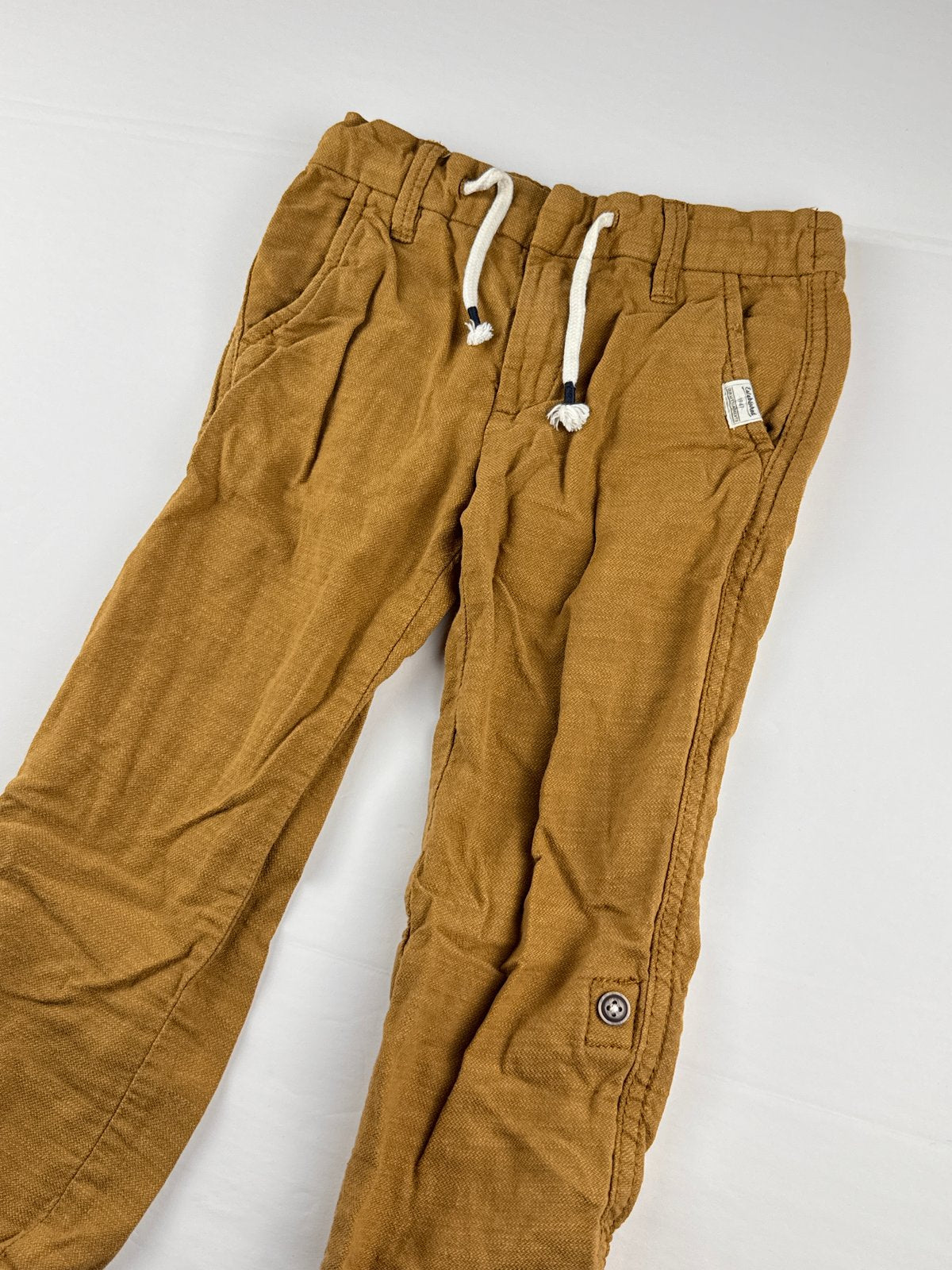 H&M Brown Drawstring Pants Size 3-4Y