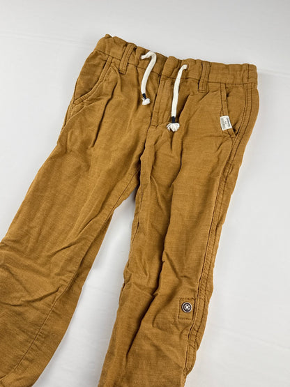 H&M Brown Drawstring Pants Size 3-4Y