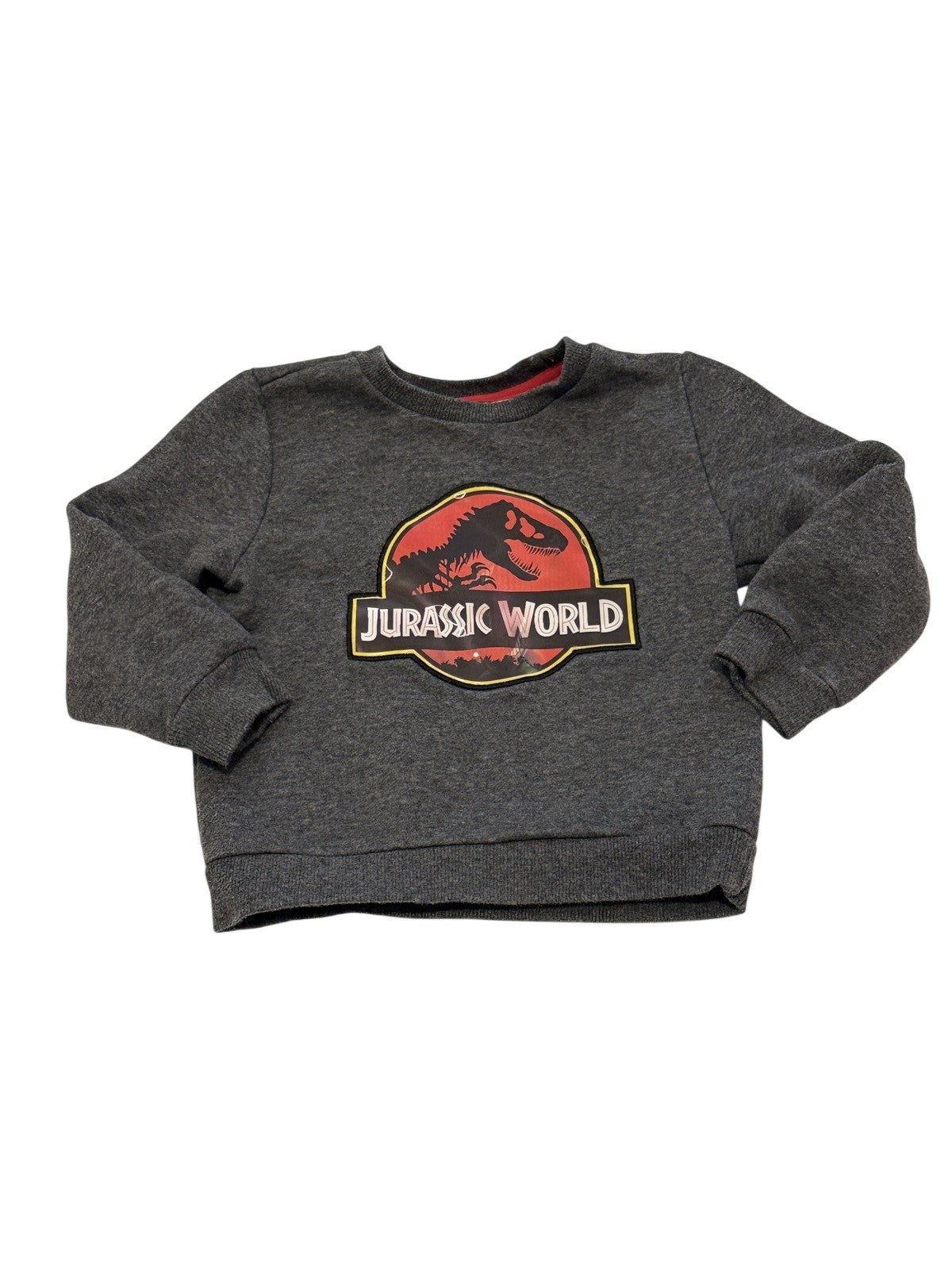 Jurassic World Gray Crewneck Sweatshirt Size 3