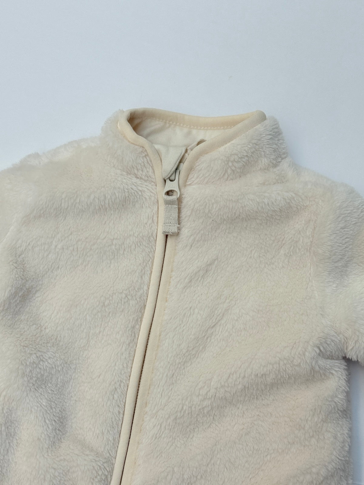Carter's Cream Fleece Zip Jacket 3M