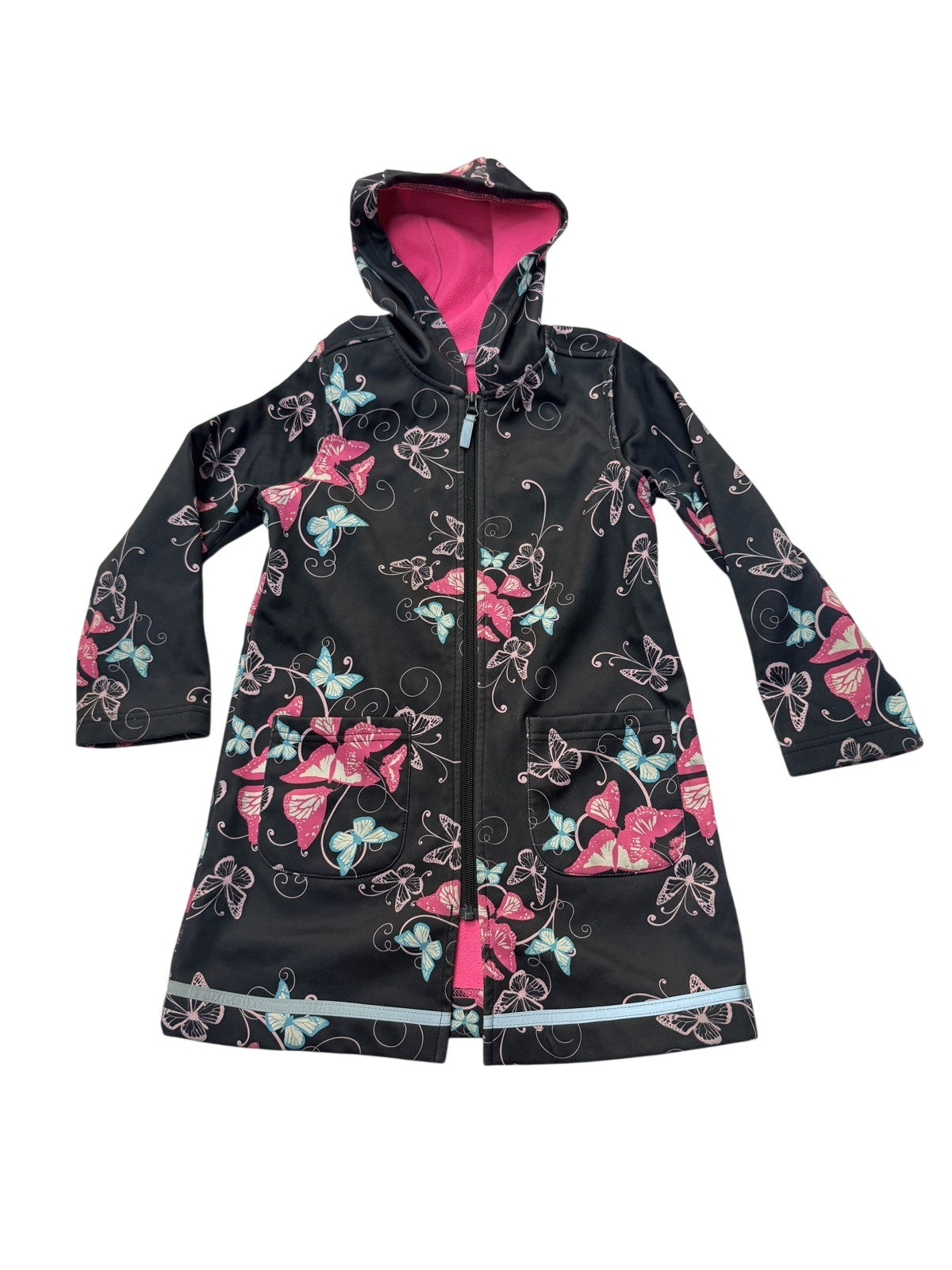 Jan & Jul Butterfly Softshell Jacket Size 6-7Y
