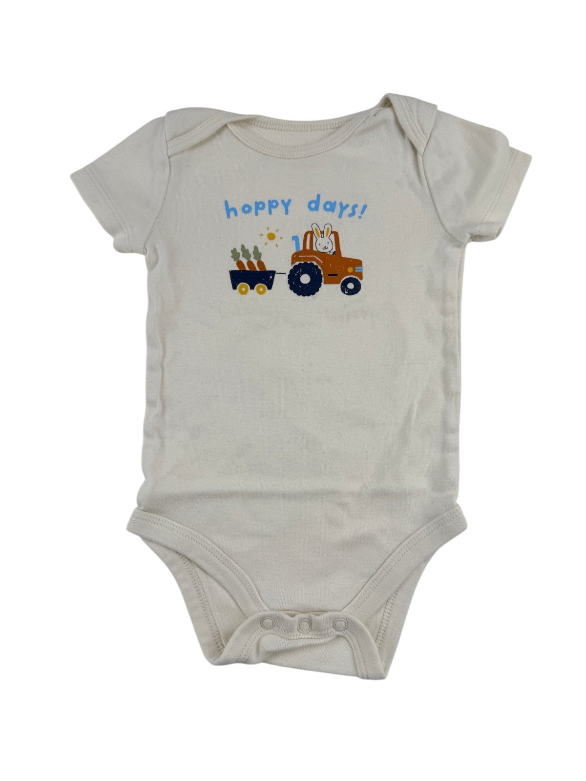 Joe Fresh Hoppy Days Tractor Bodysuit 6-12M