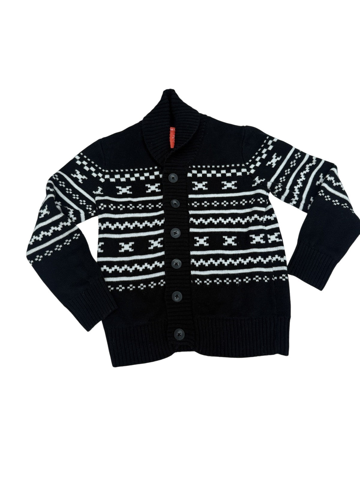 Joe Fresh Fair Isle Cardigan Sweater Size 6