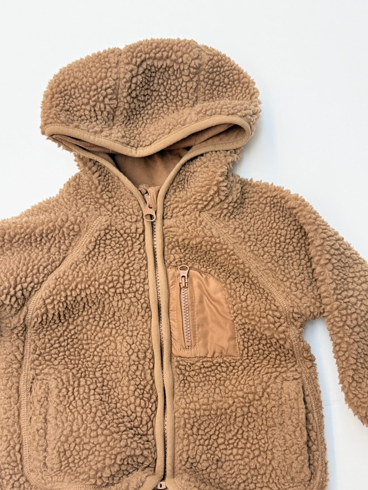 Primark Sherpa Fleece Hooded Jacket 9-12M