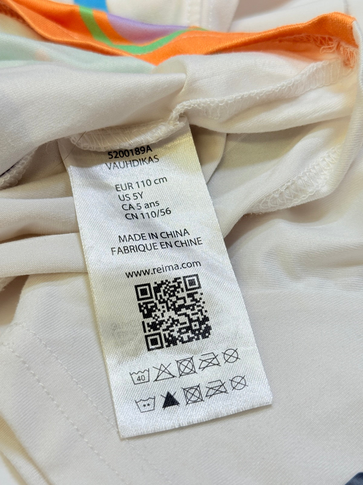 Reima Vauhdikas T-Shirt Size 5Y