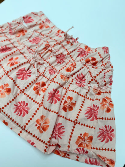 Zara Floral Print Shorts Size 10