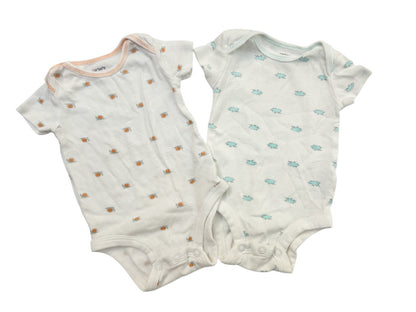 Carter's Safari Animal Bodysuit 2-Pack 3M