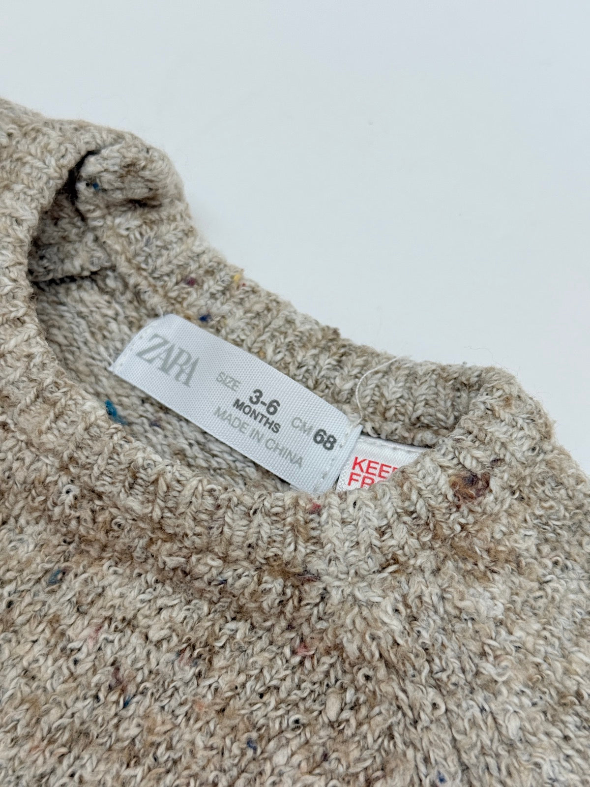 Zara Knit Sweater 3-6 Months