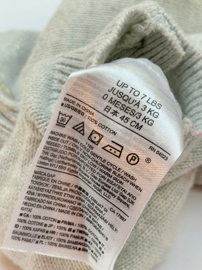 Baby Gap Knit Hooded Romper Newborn