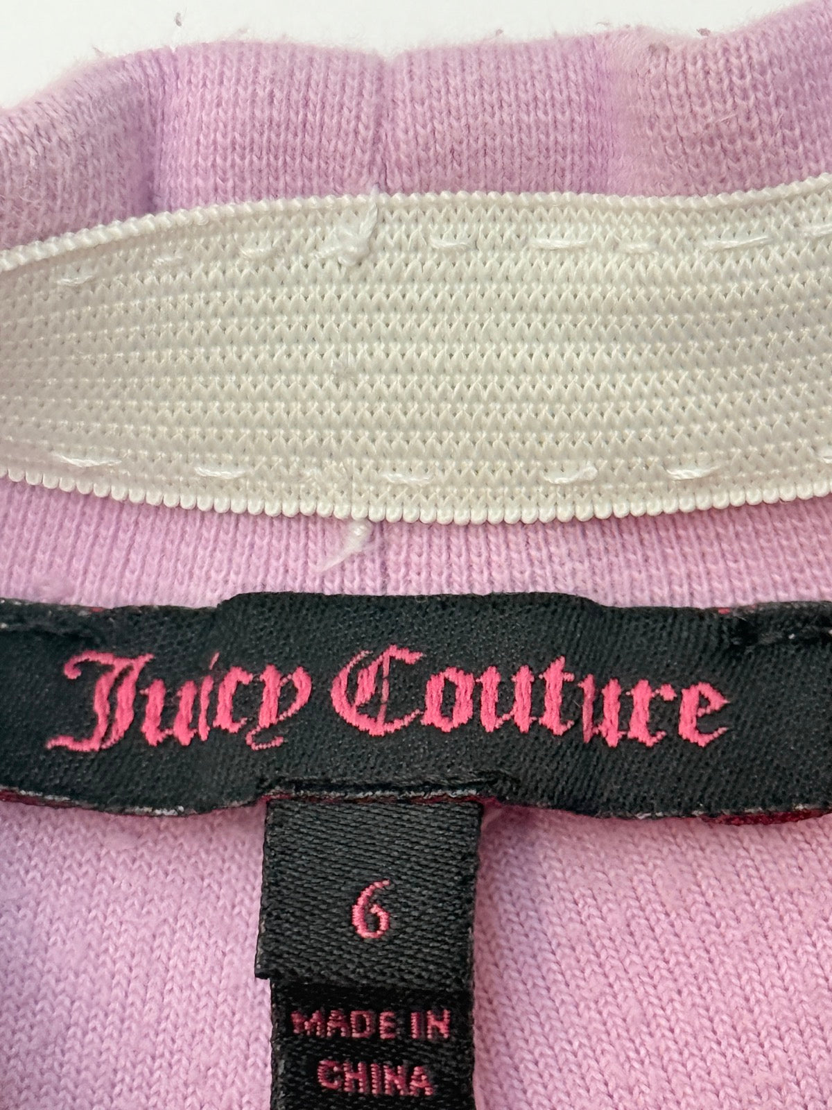 Juicy Couture Purple Velour Sweatpants Size 6