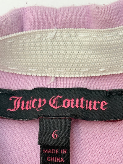 Juicy Couture Purple Velour Sweatpants Size 6