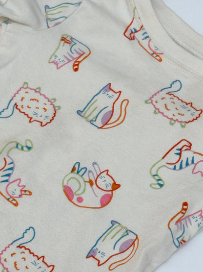 Old Navy Cat Print Pajamas Size 2T